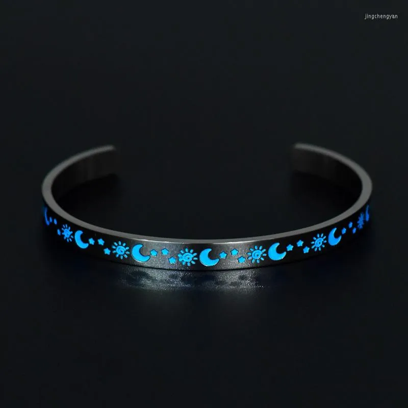 Bracelet Classique De Luxe Lumineux Bracelets De Mode Femmes Bracelet En Acier Inoxydable Manchette Pour Hommes Bijoux En Gros