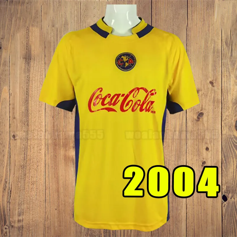 Club America Retro soccer jerseys LIGA MX Football Shirts S.CABANAS ZAMORANO BRANDAO CHUCHO Men Uniforms 01 02 16 17 2004 2005 2006 2013 2001 2002