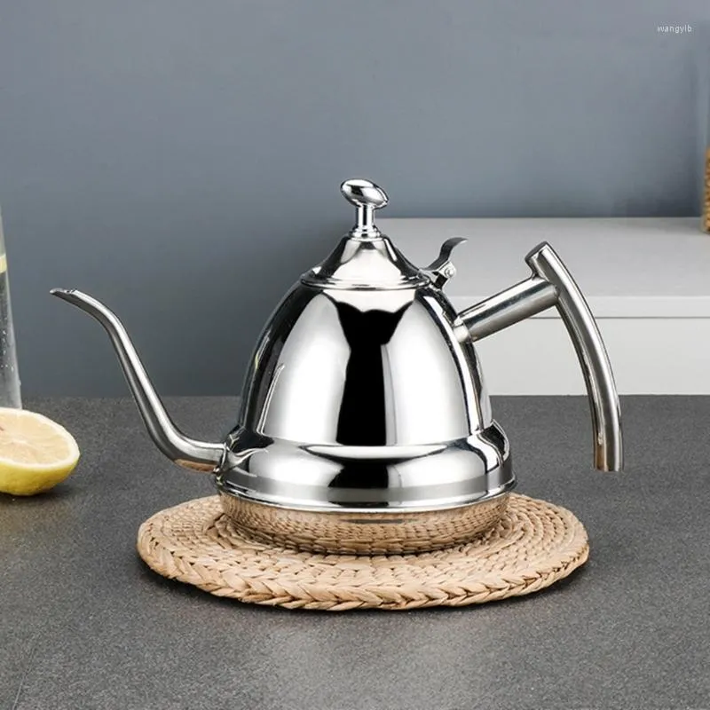 Su Şişeleri Çay-Ketle Soba Ocak Teakettle Klasik Tapot Paslanmaz Çay Potları Soba Üstü İnce Hızlı Isıtma Tabanı Ayna Kaplama B03E