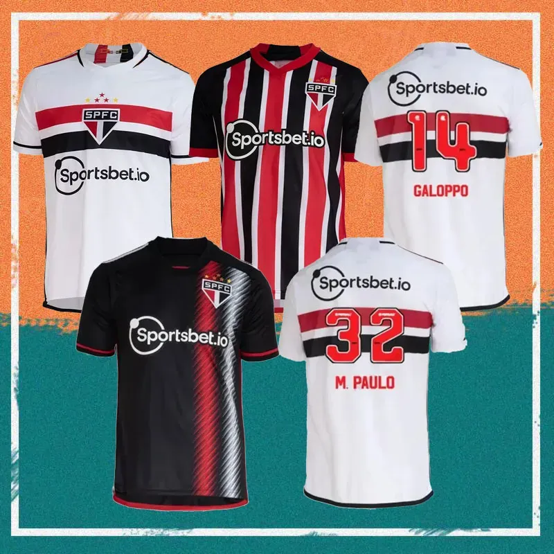 23/24 Sao Paulo Soccer Jerseys 2023 Home 9 PABLO DANES11 LUCIANO Shirt LUAN IGOR GOMES BRENNER Away Football Uniform