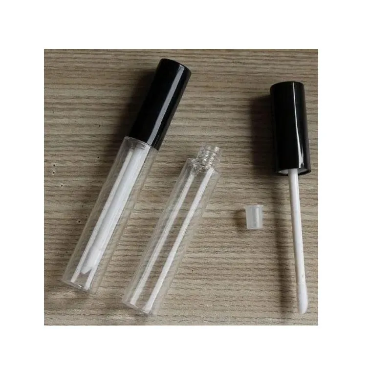 10ml Empty Plastic Lip Cream Tube Lipstick Tube Lip Gloss Applicator Container Tube With Plug