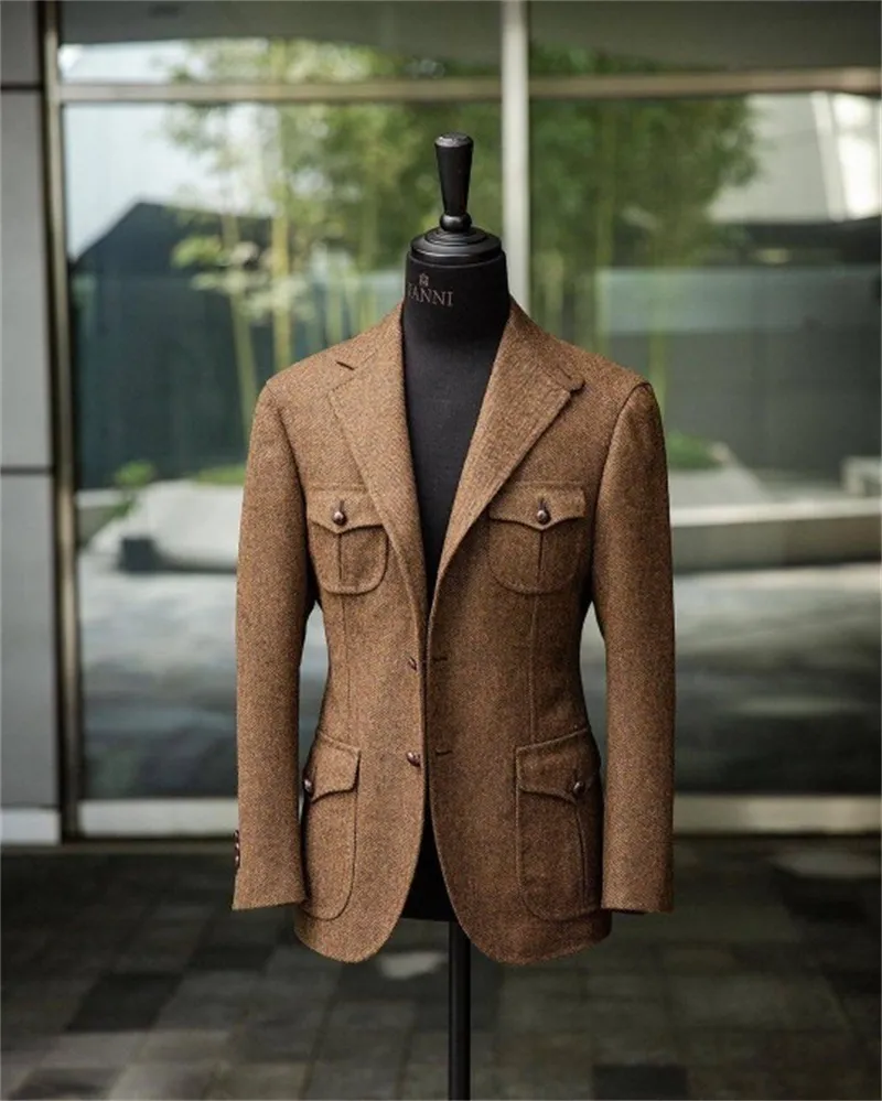 Męskie garnitury Blazers odzież d'Homme męska kurtka mody mody ślubna tylna tylna lak