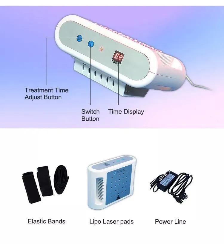 Portable Non Surgical Lipo Laser Face Lift Machine portable lipolaser for body slimming homeuse pads for women and men