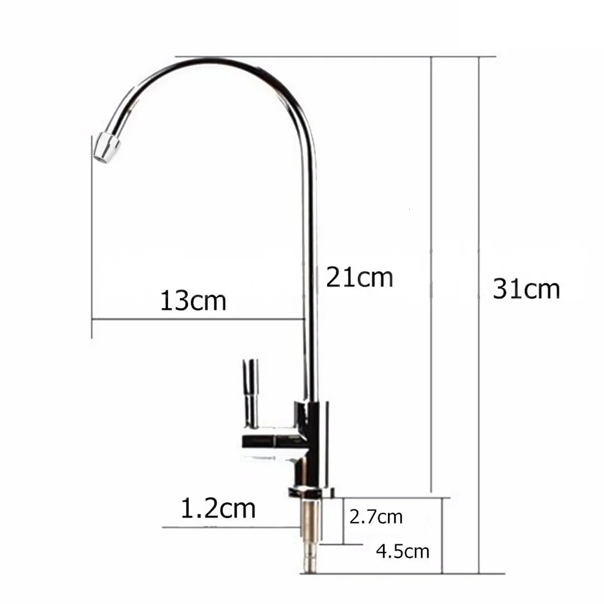 1pc New Drinking Water Faucet 1/4