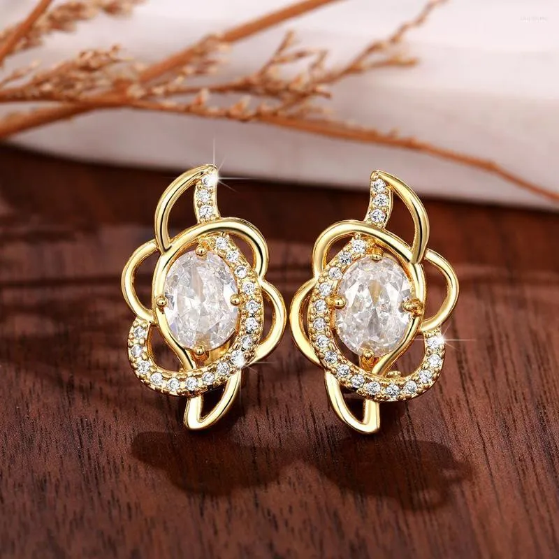 Brincos de argolas de luxo para casamentos elegantes mulheres diamantes zirconia conversa aros de coração