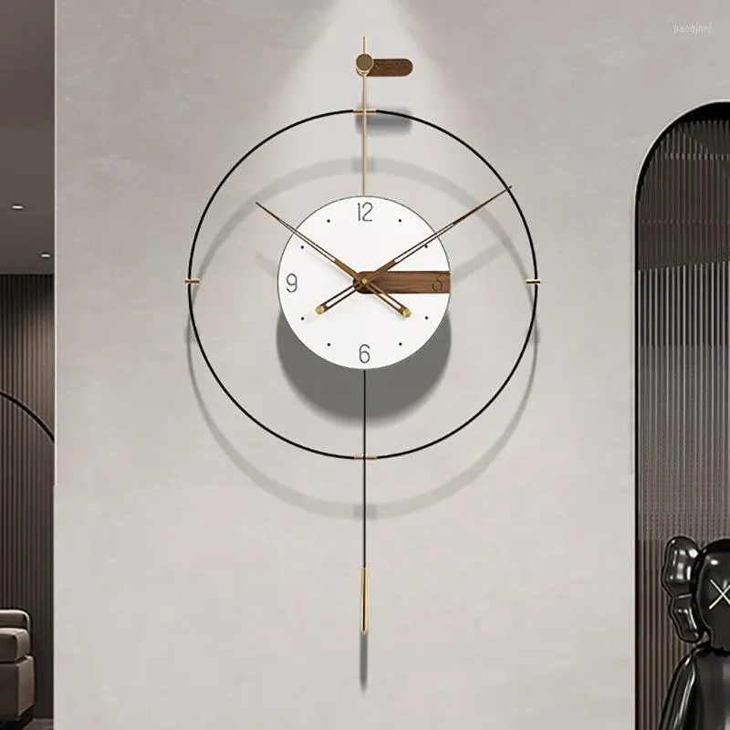 Wall Clocks Wooden Digital Hanging Antique Special Hall Unusual Designer Decoracion Salon Casa Clock Bedroom