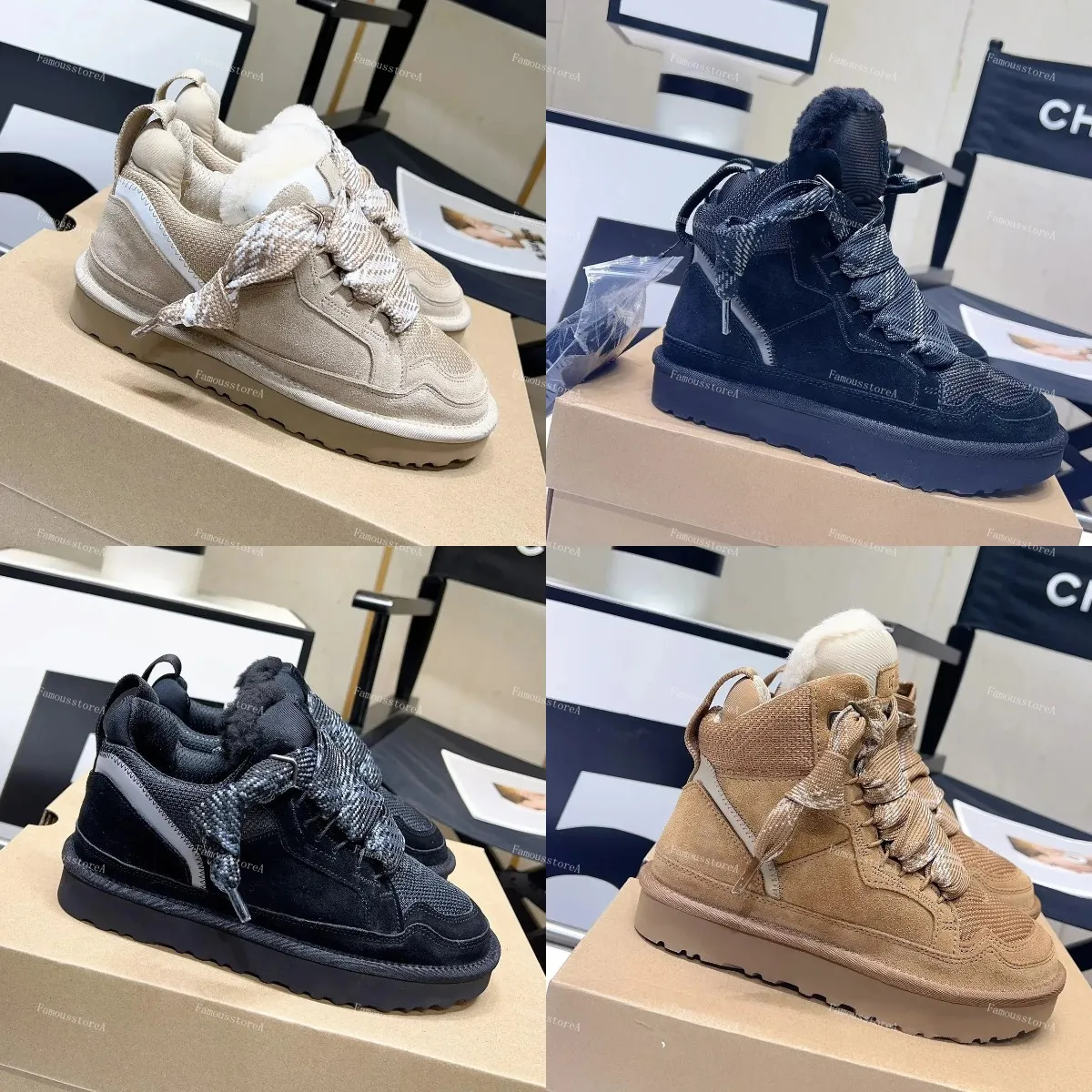 Designer Boots Tasman Lowmel Sand Trainer Platform Boot Australia Snow ...