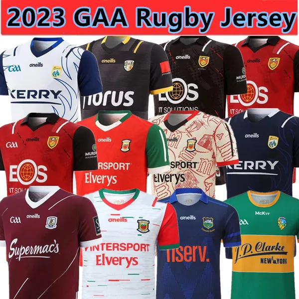 2022 2023 Limerick Cork Dublin Gaa Rugby Jerseys 22 23 Down Louth Antrim Wexford Wicklow Laois Derry Westmeath Home Away Gaa Shirt S-5XL