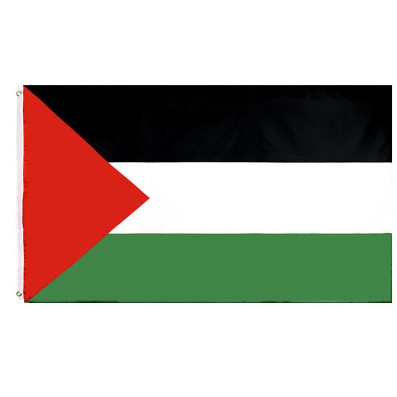 Большой флаг Палестины, полиэстер, 150 x 90 см, палестинский баннер Газы