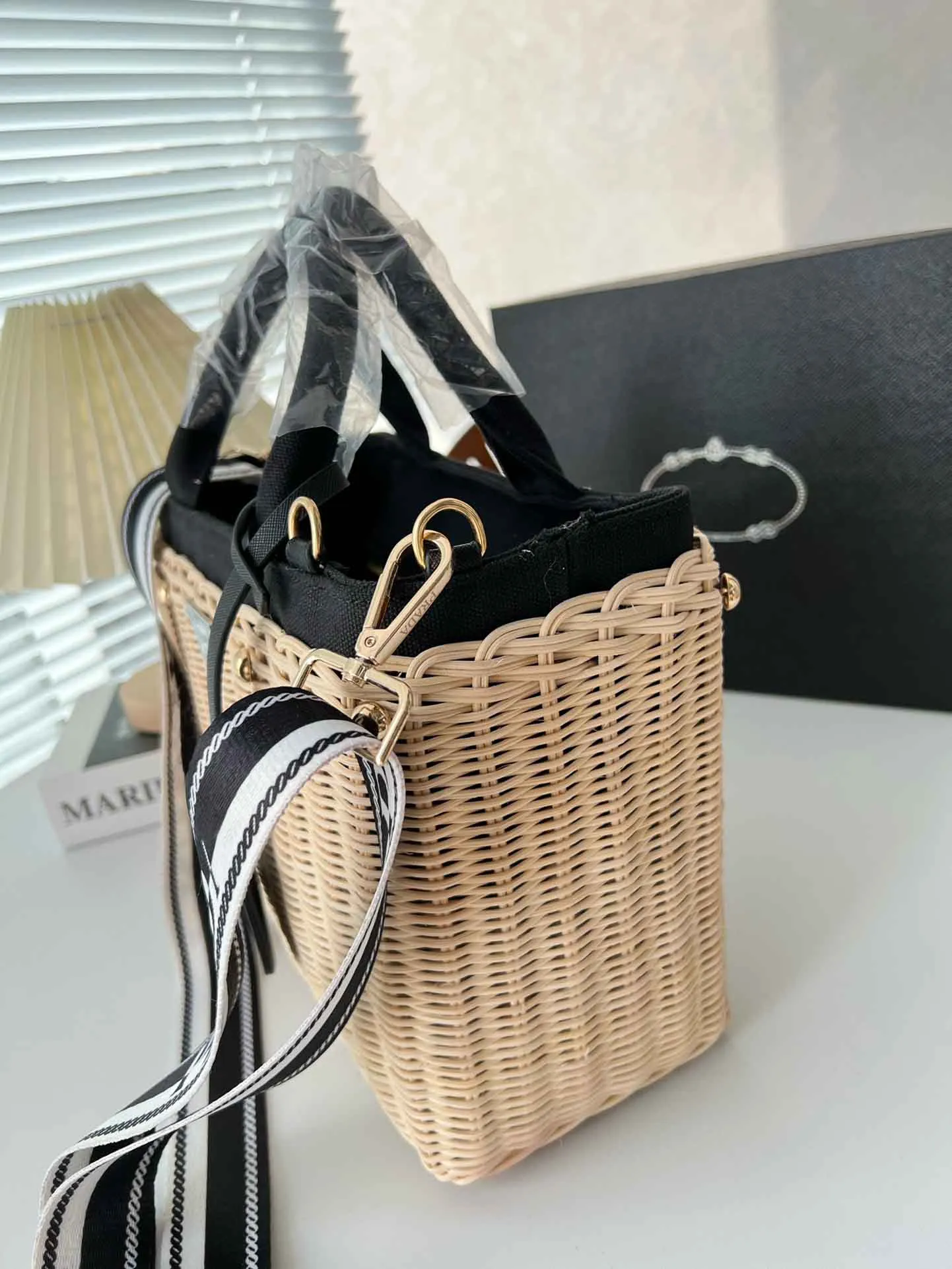 Beach bag designer advanced straw woven tote summer sunshine holiday shopping bags luxury crossbody shoulder handbag with strap