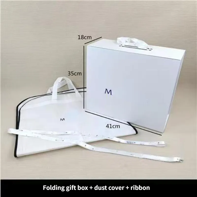 Designer Gift Wraps M Down Jacket Folding Gift Box Packing Box Dust Cover Paper Bags Ribbon MG Tissue Paper Pxx