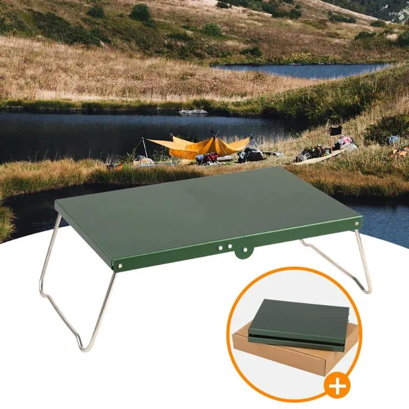 Kampmeubilair Outdoor Klaptafel Aluminium Draagbare Picknick Verstelbare Mini Camping Ultralight Tuin