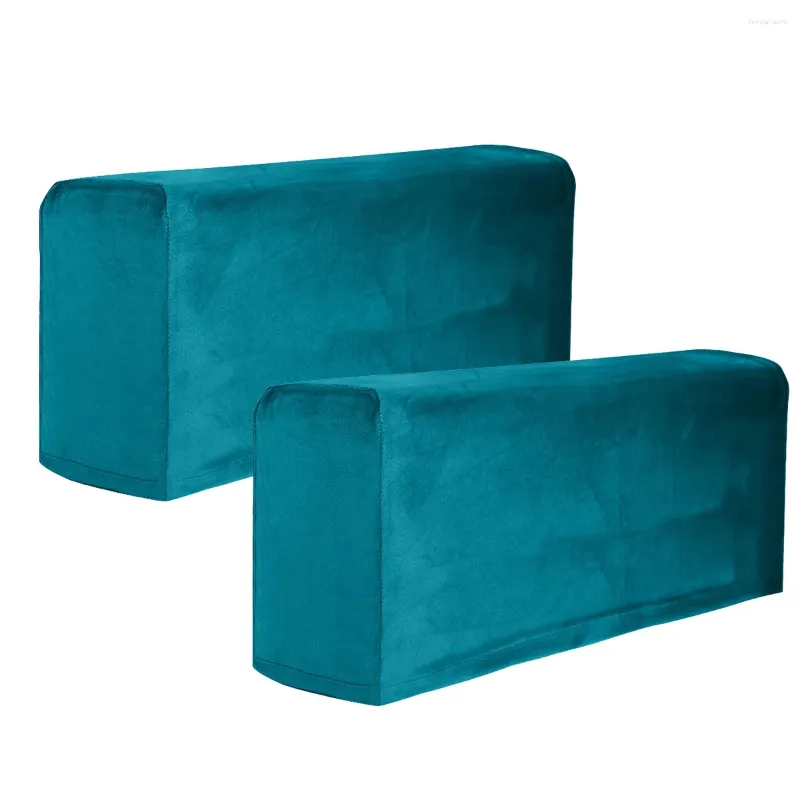 Housses de chaise 2 pièces housse élastique meubles de maison chaise longue accoudoir protecteur tissu de protection canapé pour canapés
