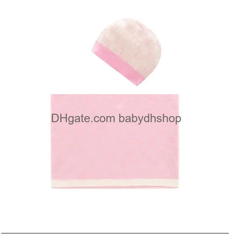 Filtar Swaddling Designer Brand Baby Filtar Luxury Letter Brodery Spring Newborn Super Soft Swaddle Wrap Spädbarn S Babydhshop 120*85cm