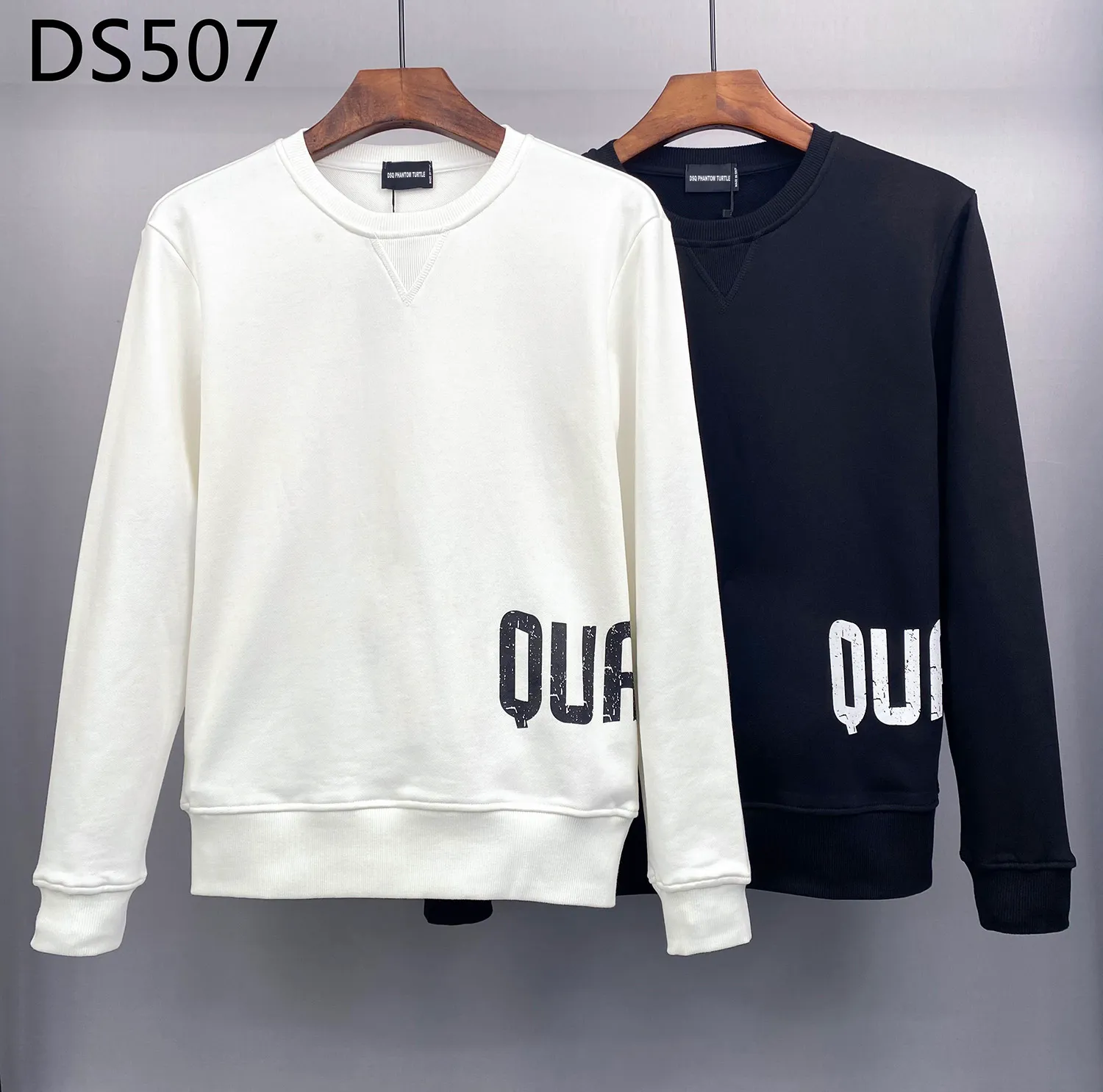 DSQ Phantom Turtle Serin Sweatshirt Erkek Tasarımcı Hoodies İtalya Moda Sweatshirts Sonbahar Kış Baskı Adam Hoody Erkek En İyi Kalite% 100 Pamuk Üstleri 1248