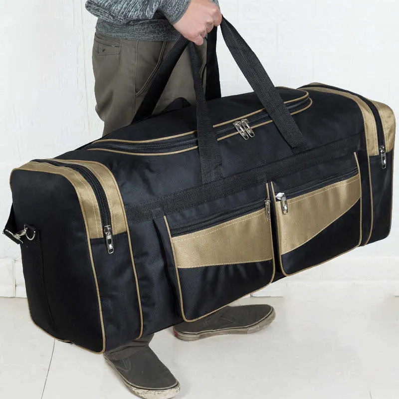 Duffel Bags 60l 90l Nylon Luggage Gym Outdoor Large Traveling Tas for Women Men Travel Duffle Handbags Sack Xa15wd 230404