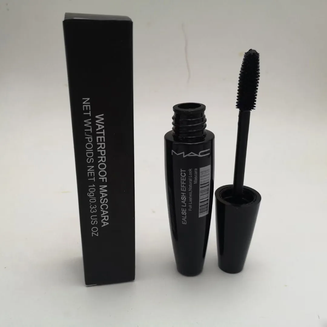 Designer Brand Mascara impermeabile e ciglia Mascara nero Cruling Tubi spessi naturali Lunghezza Occhi Cosmetici 10g Con scatola