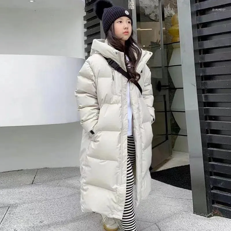 Down Coat Winter Clothes For Girls Thick Warm Long Parkas Fashion Casual Hooded Jacket Kids Outerwear 10 12 13 Years Teen Child Coats