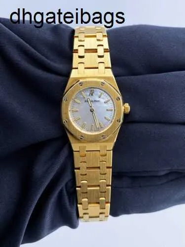 Audemar Pigue Horloge Ap Aibi Royal Oak Mini Parelmoer Wijzerplaat Dames Frj