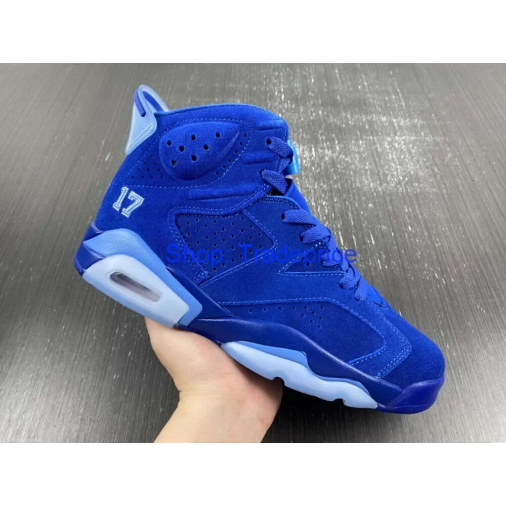 Blue top suede 6s