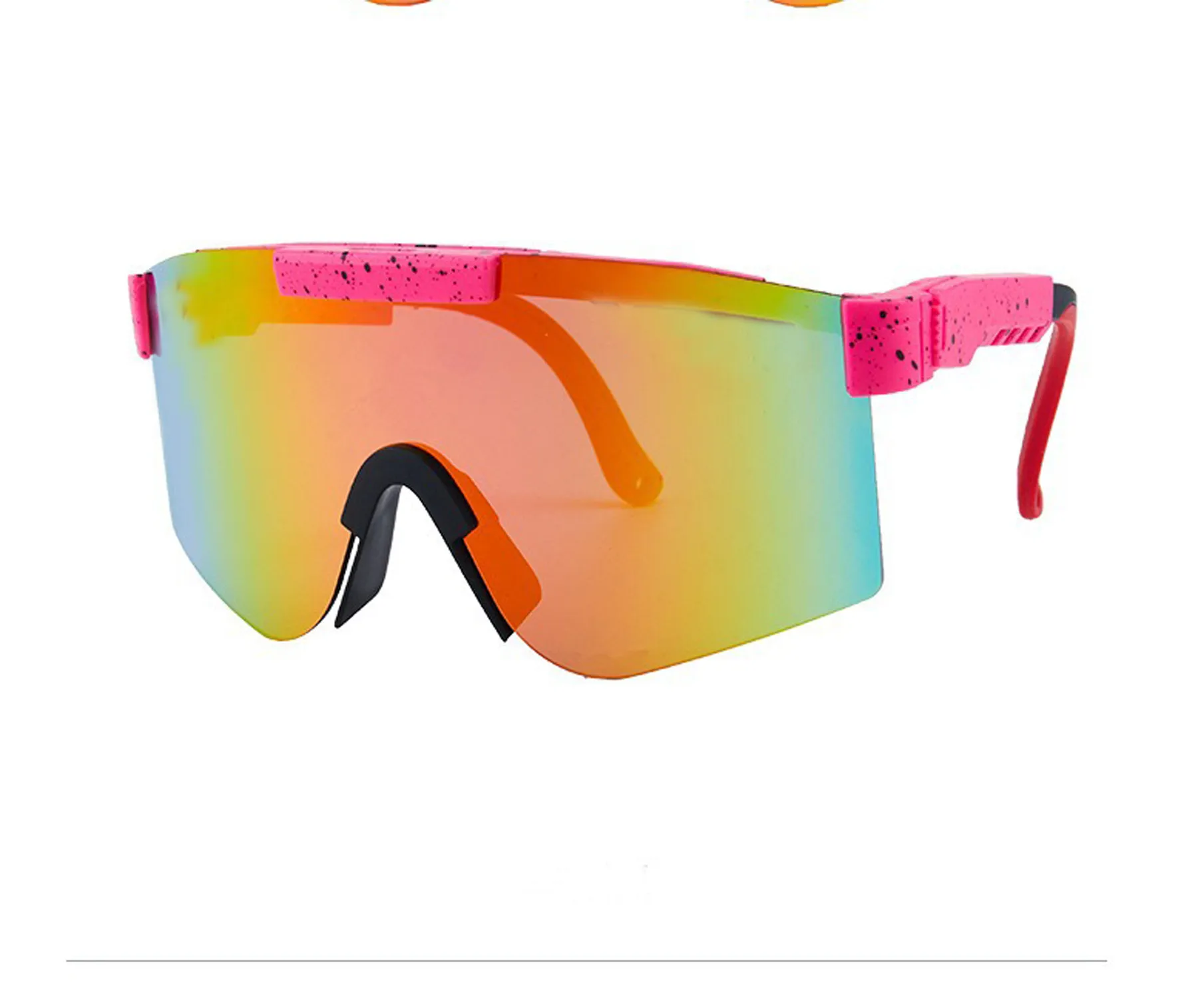 20 pièces été enfant sport mode lunettes de soleil lunettes d'équitation garçon conduite vent lunettes filles mode éblouissement lunettes enfants cyclisme verre une pièce lentille UV400 lunettes