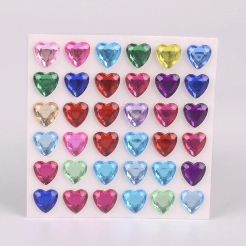 Gift Wrap 10Pcs Stickers 3D Shining LOVE Diamond Beautiful Sticker Toys For Children On Scrapbook Phone Laptop Gifts DIY Decor