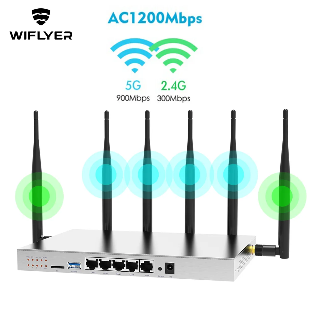 1200mbps 3g / 4g / 5g Lte Wifi Routeur Dualband Modem Mobile