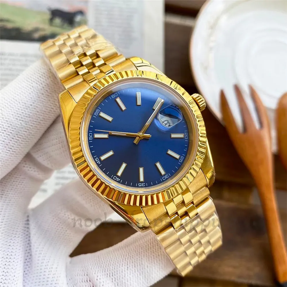 Gold watches with blue face hot sale