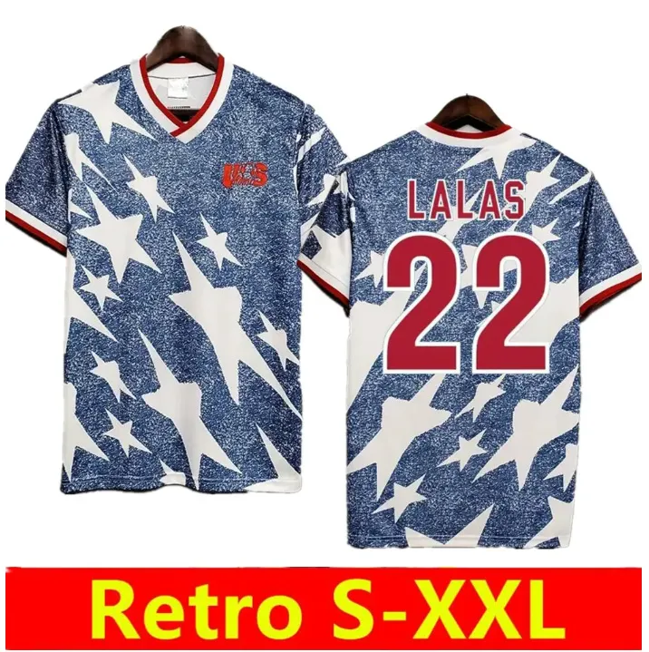 Vintage USA Soccer Jerseys Wegerle, Lalas, Ramos, Balboa 1994 Classic