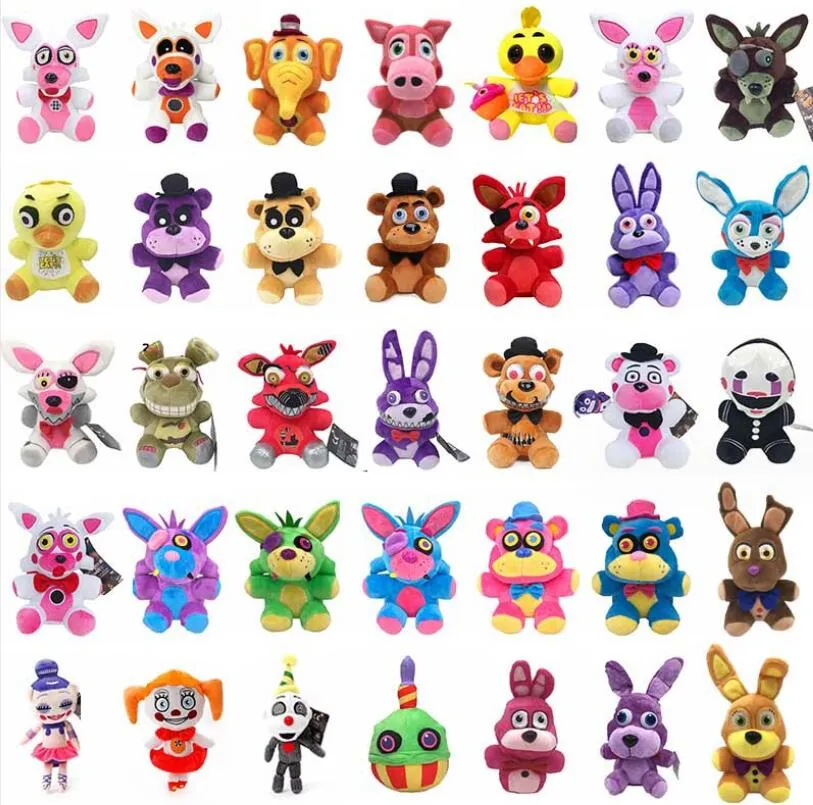 Bambole di peluche Nightmare Cupcake Neon 8 pollici Giocattolo Fnaf Giocattoli farciti 220602 Regali di consegna di goccia Animali Dho9B