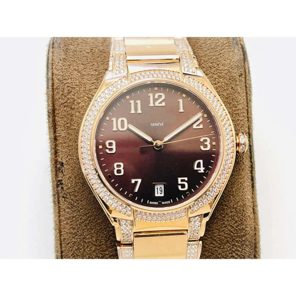 Womenwatch 7300 dure patk pp diamant vrouwen horloge 36mm XW7U uitstekende kwaliteit kloon mechanische 324SC watchwomen uhr montre pateks luxe