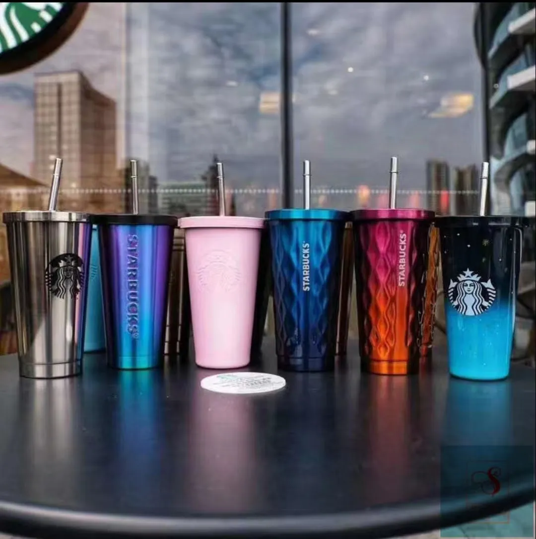 Starbucks 16 oz Coffee Stainless Steel Green Insulated Travel Tumbler w/  Clip
