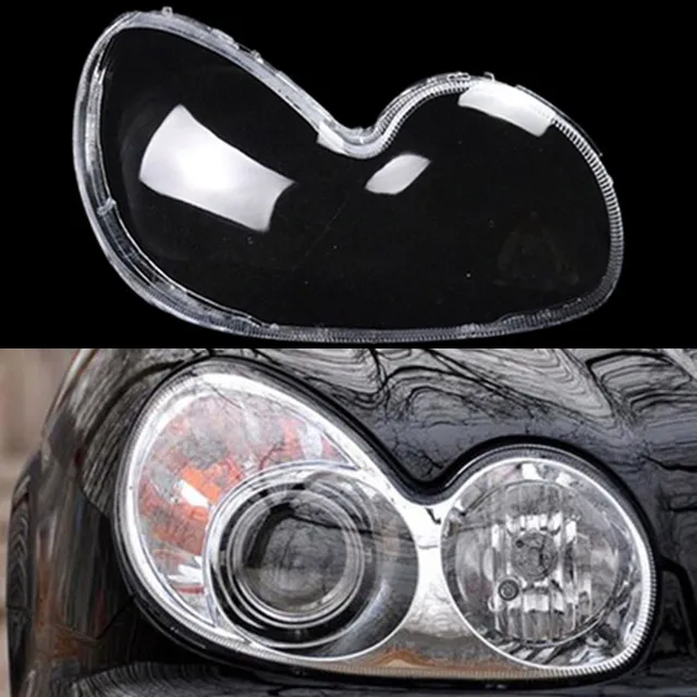 Cubierta de cristal para lámpara de coche, cubierta de faro transparente para Hyundai Sonata 2003, 2004, 2005, 2006, 2007, 2008
