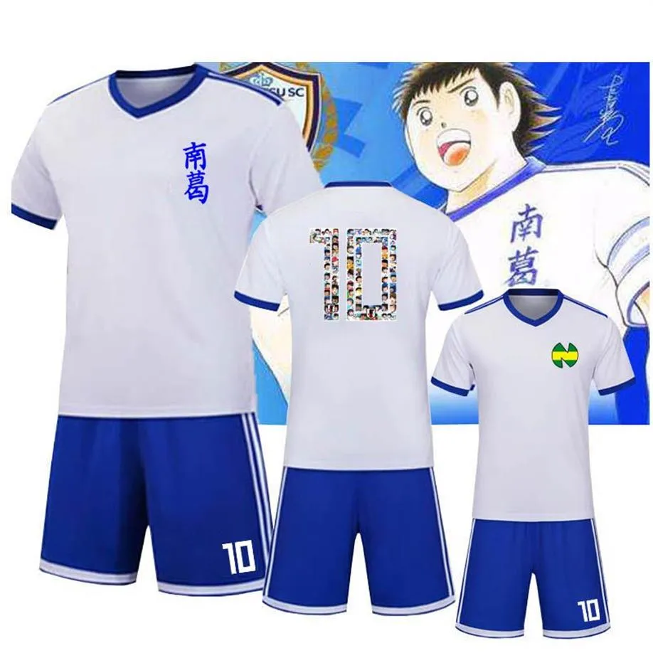 Anime Capitán Tsubasa Cosplay Oliver Atom No 10 Ozora Tsubasa Jersey De