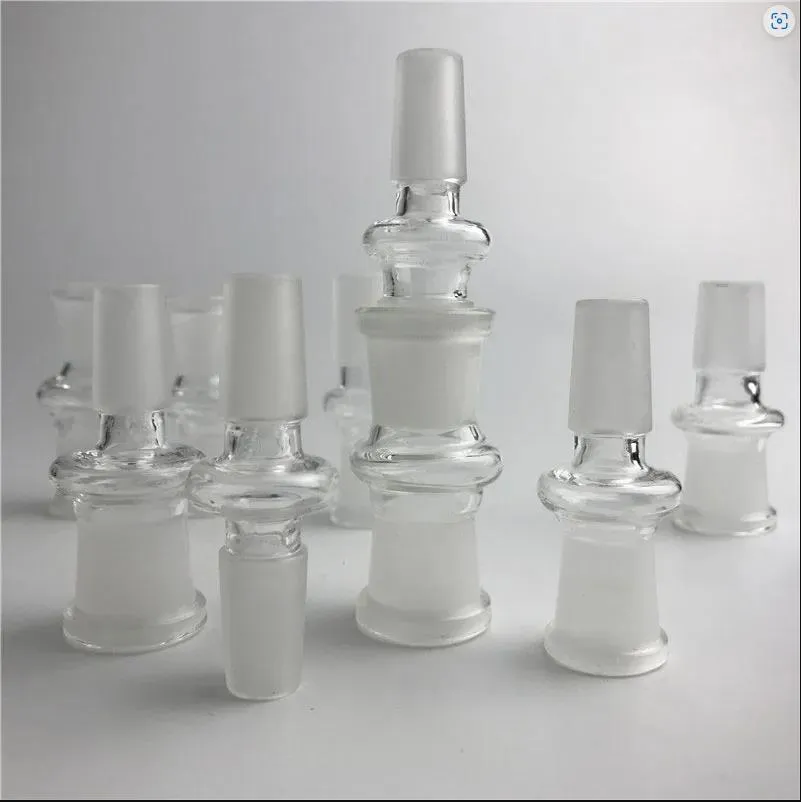 Andere Roken Accessoires Groothandel glas adapter 10mm 14mm 18mm vrouwelijk-vrouwelijk joint voor wapter pijp bong booreiland adapters