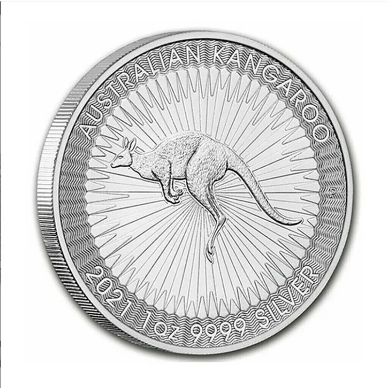 Arts and Crafts Commemorative coin of Australian kangaroo in 2021