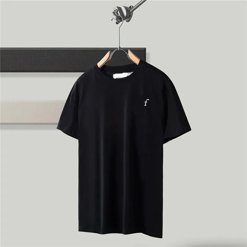 Designer Luxury Men's t Shirts Premium Cotton Printing Brand White Black Casual Tops for Size S-2xl 2 Colors T-shirts Back Arrow x Short Sleeve Tees Urdm