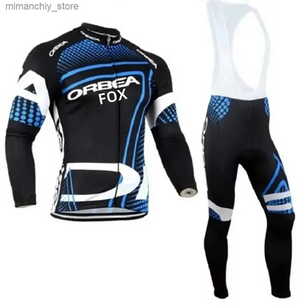 Cycling Jersey Sets ORBEA Long Seve Cycling Jersey Set Man Summer Breathab MTB Bike Cycling Clothing Maillot Ropa Ciclismo Uniform Kit Q231107 From 8 17 DHgate