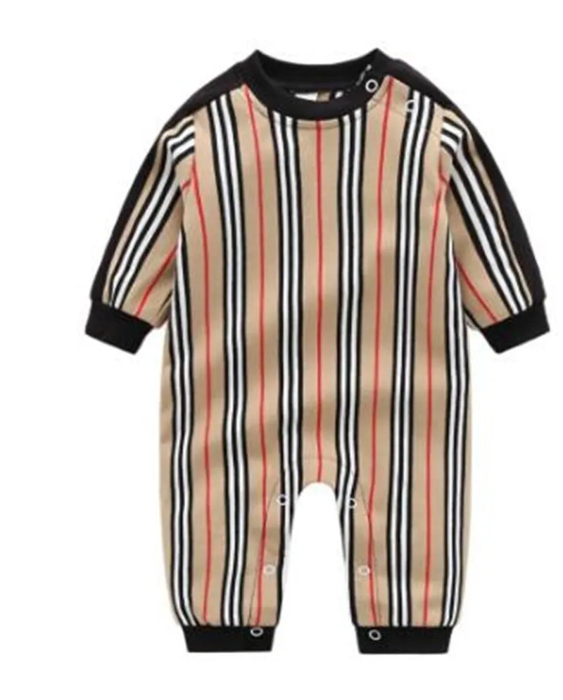 ベビーデザイナーの服ベビージャンプスーツ春秋のジャンプスーツコットン子供のデザイナーベビージャンプスーツの服