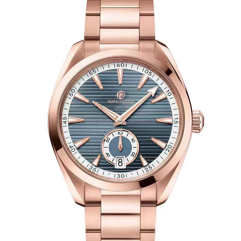 AAA MENS مشاهدة OME متعددة الوظائف عالية الجودة مشاهدة Automatische Uhr Sapphire Glass Business 41mm Stainless Strap Watch Limited Edition Sea Sea