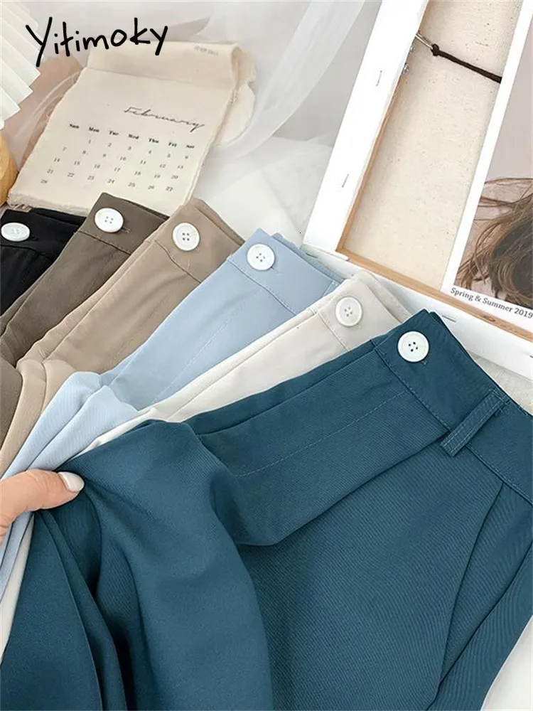Yitimoky Womens High Waisted Business Casual Shorts Womens Elegant Korean Office Wear For Summer Work 230424 From Kong003 45.91 DHgate.Com