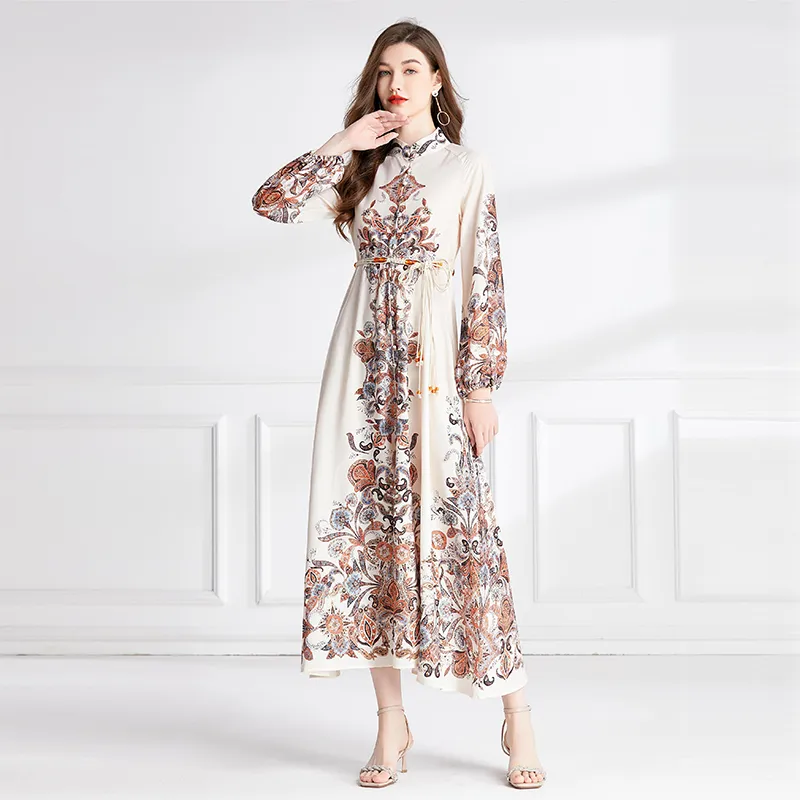 chinese dress ladies The Paisley Long Sleeve Girl Lace Dress