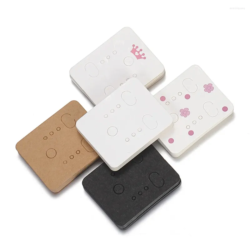 Jewelry Pouches Kraft Paper Label Small Household Items. Non Toxic Display Equipment Keychain Packaging Card Korean Cardboard