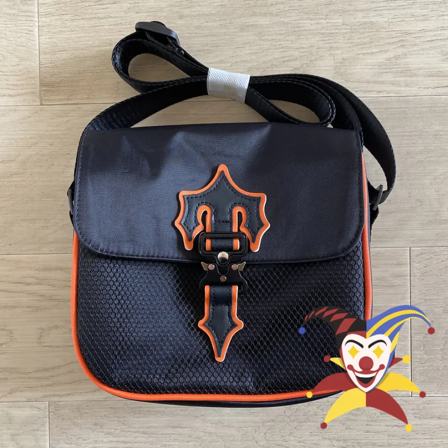 Black Orange London Messenger Bag حقيبة يدوية الرجال أفضل جودة واحدة على الكتف محفظة غير رسمية