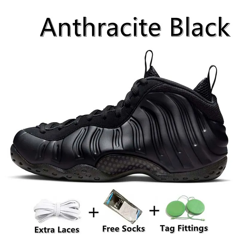 One Penny Mens foamposite Basketball Shoe Anthracite Royal Metallic Red Volt CDG x Black White Floral Dream A World Grey GLITTERY foam posite Trainer