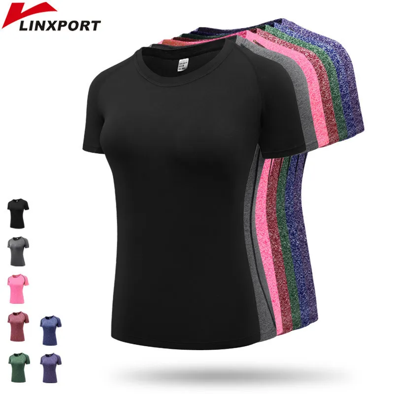 Yoga kläder fitness kvinnors skjortor snabb torkning t shirt elastiska sport tights gym löpning toppar korta ärm tees blusar tröja camisole 230406