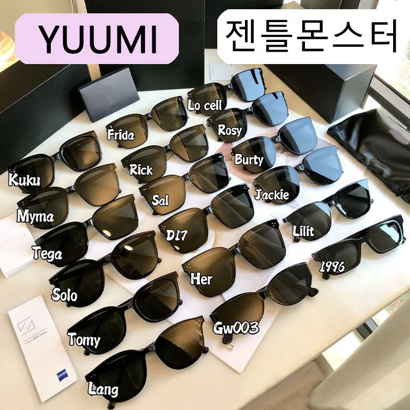 Sunglasses Frames Gentle Yuumi Monst Women Man Designer Goods Luxury Brand Summer Cat Eye Sun Glasses Oversized Driver Jennie Goggles 230406