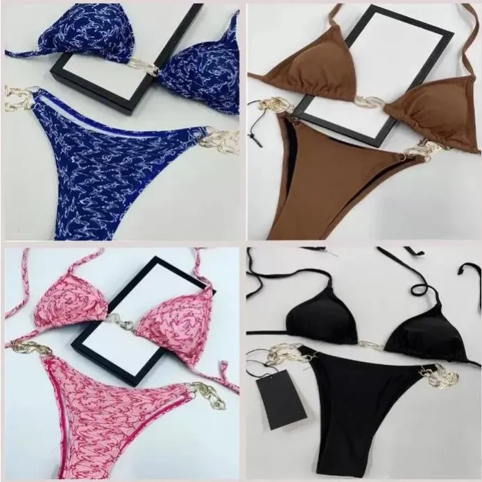 Women swimwear designer bikini summer beach swimsuit textile fashion sexy underwear swimwear split bikinis Size S-XL