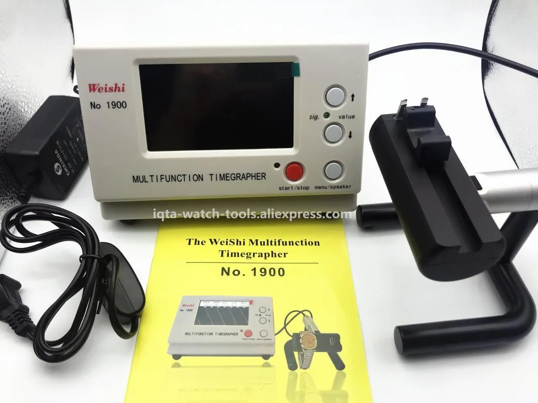 Watch Repair Kits Tools & Weishi Multifunction Timegrapher Professional Machenical Testing Machine NO.1900 TimegrapherRepair Hele22