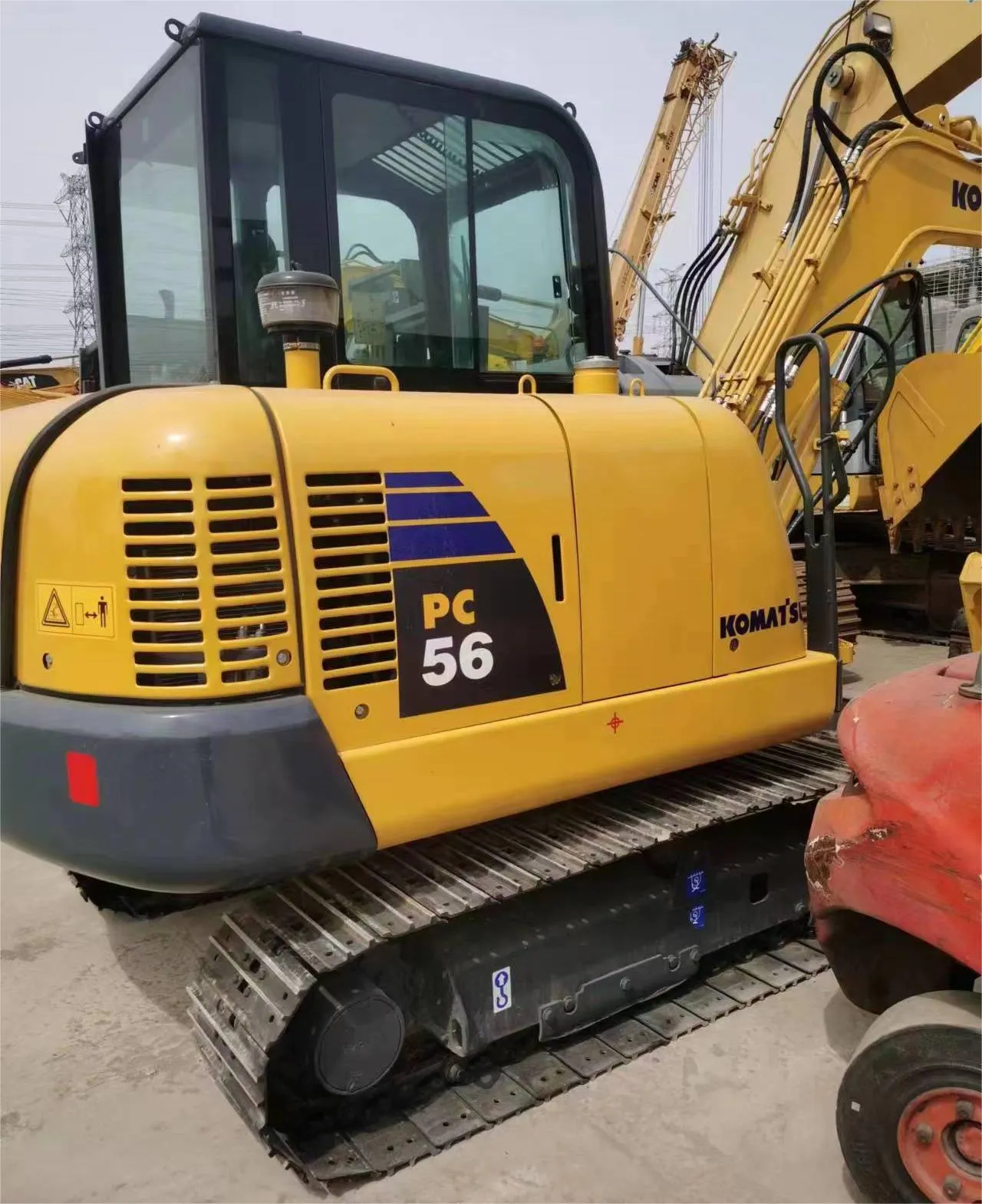 Mini pelle Komatsu PC56 d'occasion, pelle PC55 PC60 PC70 PC78 PC120 disponible, expédition directe mondiale